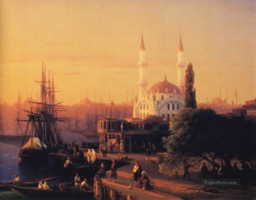constantinople 1856 Romantic Ivan Aivazovsky Russian Oil Paintings